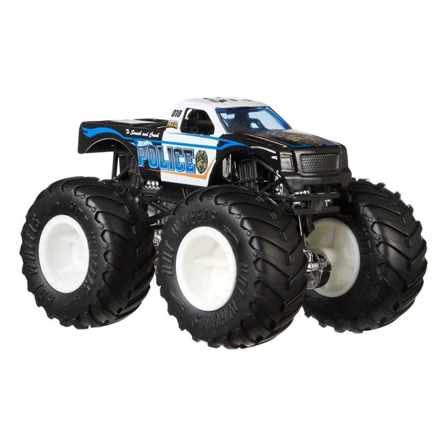 Set 2 vehicule Monster Truck Hot Wheels, dimensiuni 25.5x6.5x16.5cm, multicolor - 2 | YEO