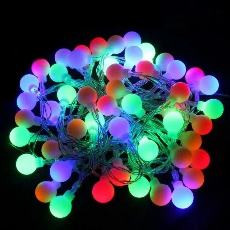 Set cu 2 Instalatii Luminoase pentru Craciun, 2 x 5m, 2 x 50 LEd-uri, Alimentare la Retea, Lumina Multicolora - 3 | YEO