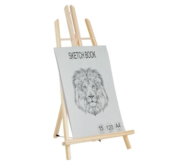 Set Schite, cu Sevalet si 44 de Accesorii, lemn, 28.5×4.5×51cm