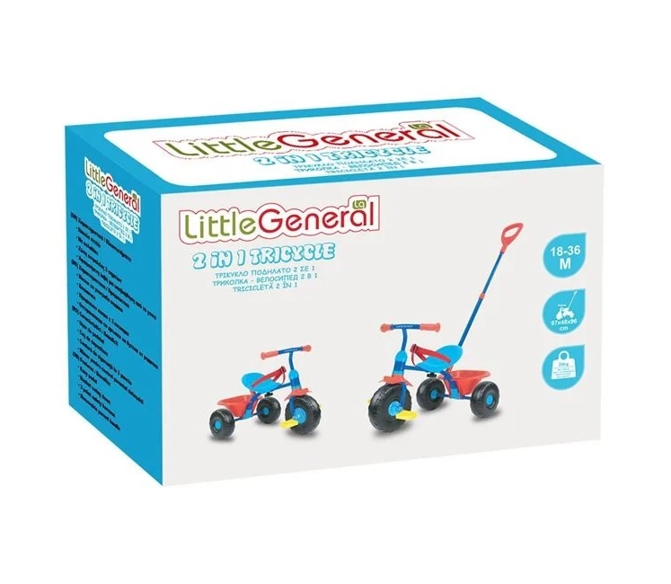 Tricicleta 2 in 1, cu centura, din metal si plastic, 30 kg - 2 | YEO