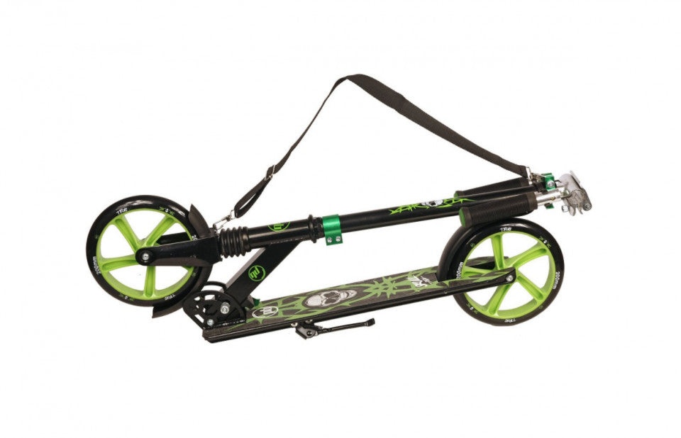 Trotineta pliabila PB Skull cu roti 200mm, inaltime 90-94cm, negru - 3 | YEO