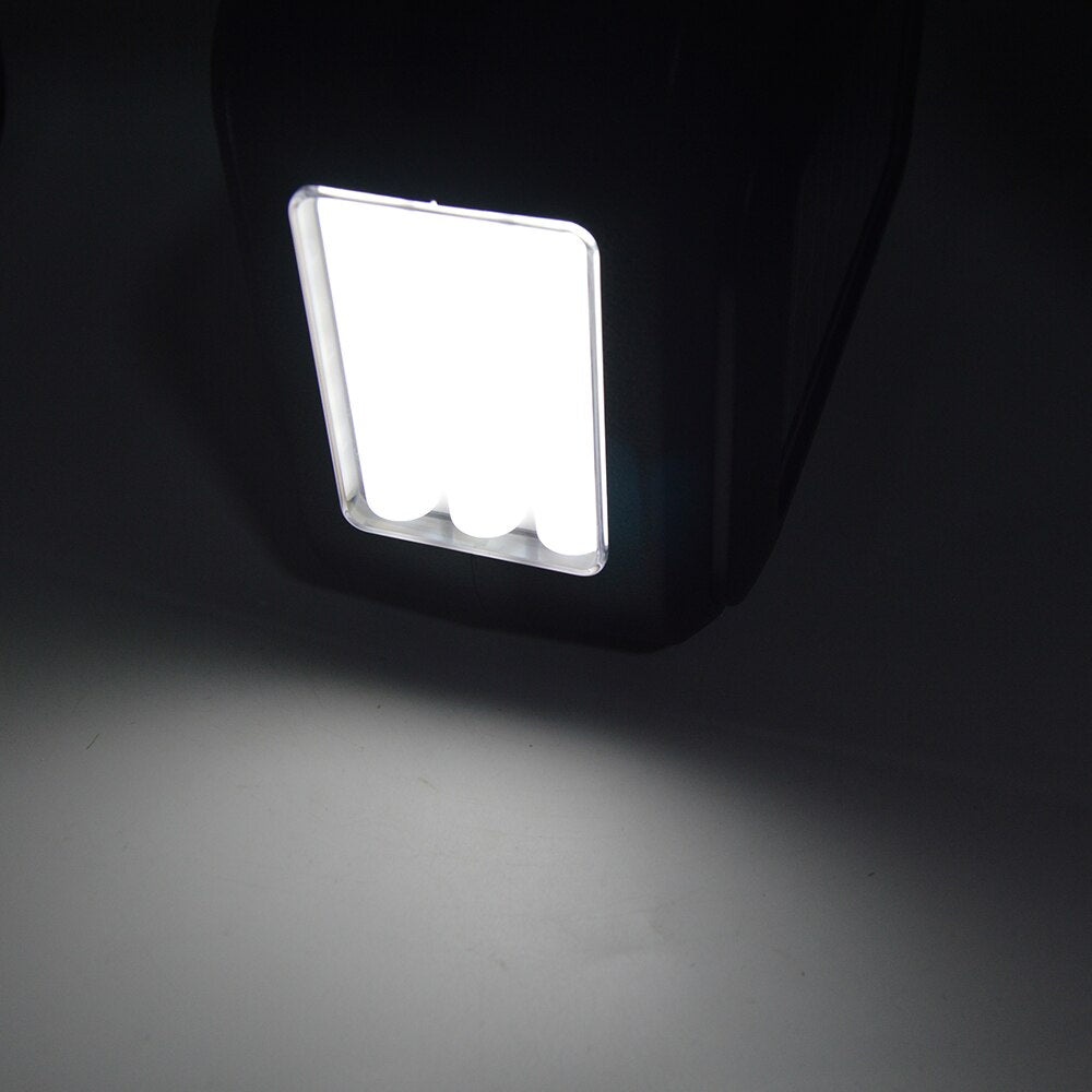 Boxa cu sistem de iluminare LED, Incarcare solara, 2 becuri, USB, MP3, Bluetooth - 3 | YEO