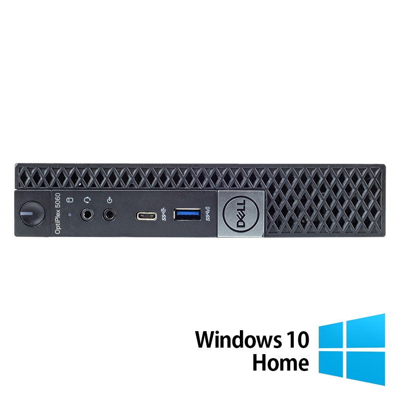 Calculator Refurbished DELL OptiPlex 5060 Mini PC Intel Core i5-8500T 2.10-3.50GHz 16GB DDR4 512GB SSD + Windows 10 Home