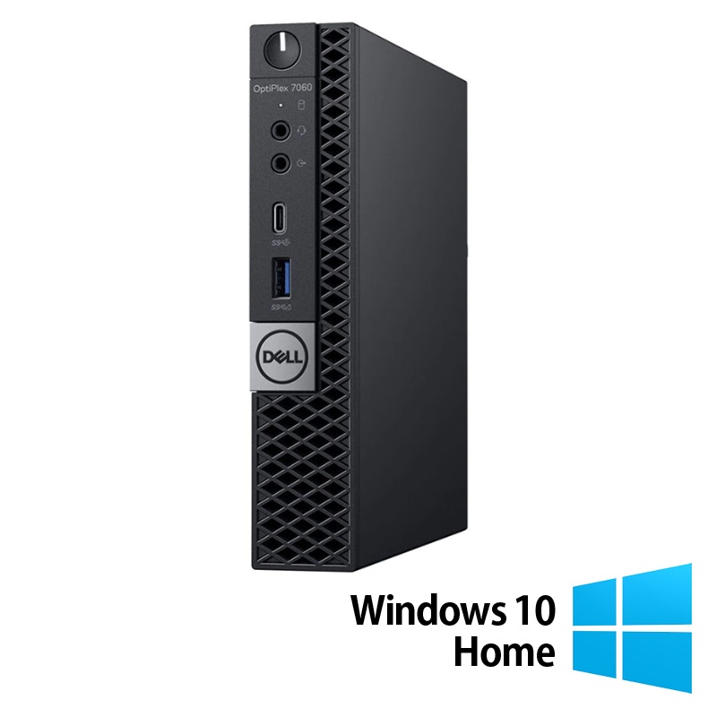 Calculator Refurbished DELL OptiPlex 7060 Mini PC Intel Core i5-8500T 2.10 - 3.50GHz 8GB DDR4 128GB SSD + Windows 10 Home