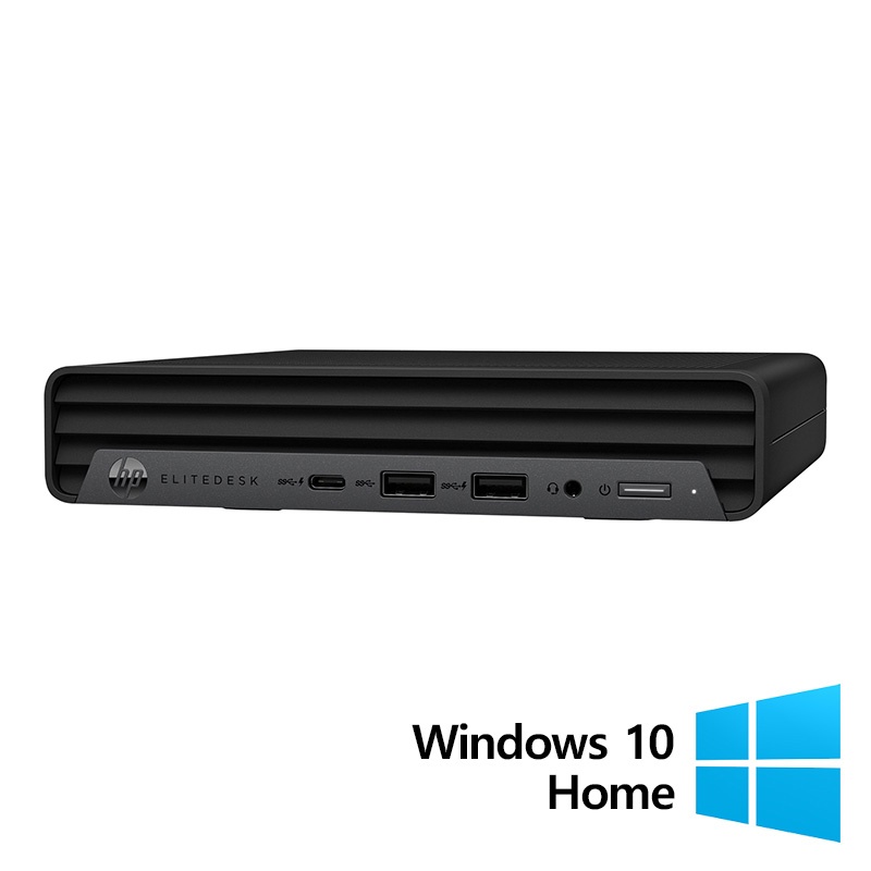 Calculator Refurbished HP EliteDesk 800 G6 Mini PC Intel Core i5-10500T 2.30 - 3.80GHz 8GB DDR4 256GB SSD + Windows 10 Home