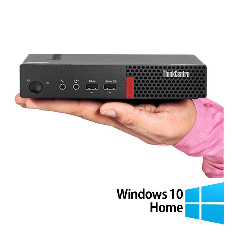 Calculator Refurbished Lenovo ThinkCentre M710q Mini PC Intel Core i5-7400T 2.40-3.00GHz 8GB DDR4 256GB SSD + Windows 10 Home