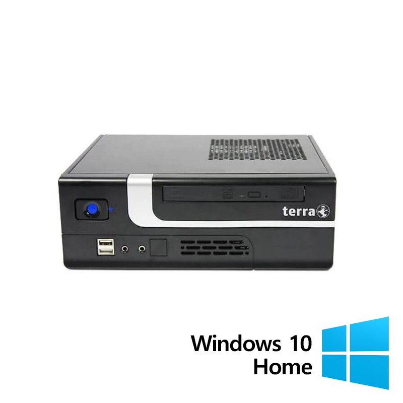 Calculator Refurbished Terra Mini PC Intel Core i3-7100 3.90GHz 8GB DDR4 256GB SSD DVD-ROM + Windows 10 Home