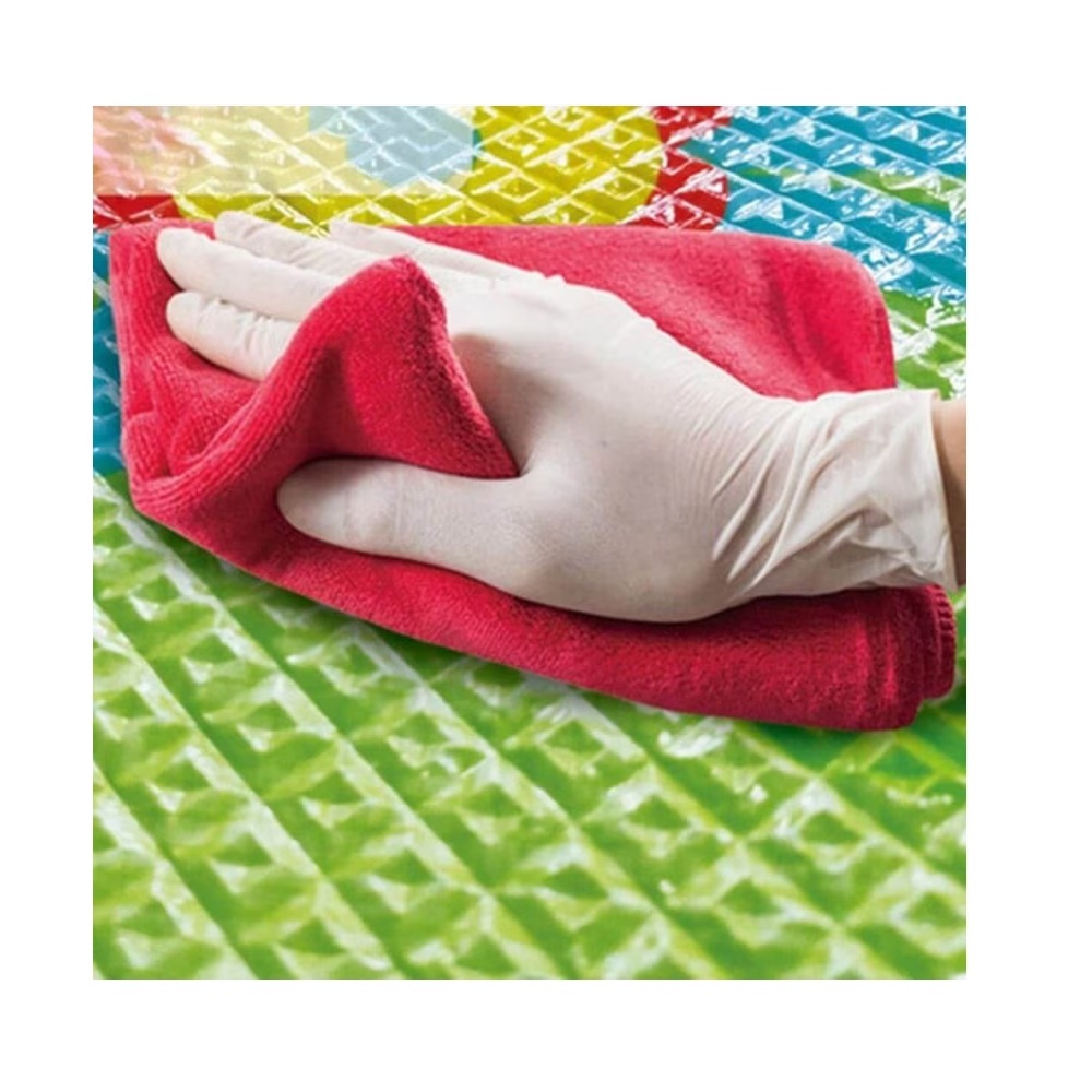 Covoras de joaca puzzle mare, tematica Ferma Animalelor, din spuma EVA, 4 piese de 60x60x1cm, multicolor - 1 | YEO