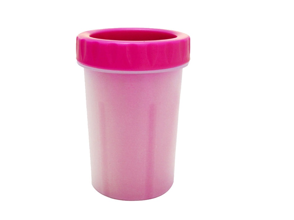 Dispozitiv de curatare a labutelor cainilor sau pisicilor din silicon premium, Roz - 3 | YEO