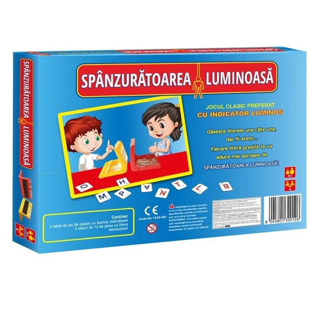 Joc de societate „Spanzuratoarea luminoasa”, varsta 5+ ani, multicolor - 1 | YEO