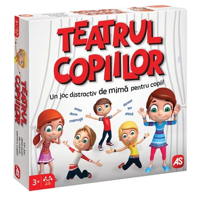Joc de societate „Teatrul copiilor”, varsta 3+ ani, 27x6x27cm, multicolor