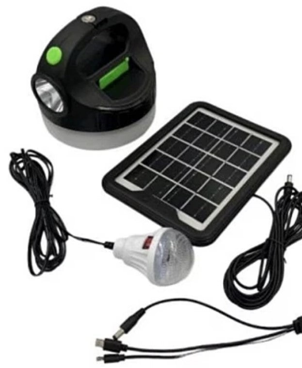 Kit solar GD-P20 cu Lampa Multifunctionala, Panou si Bec - 1 | YEO