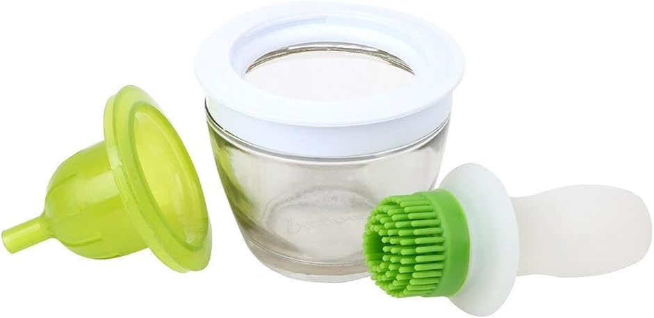 Oliviera din sticla 150ml cu pensula din silicon - 4 | YEO