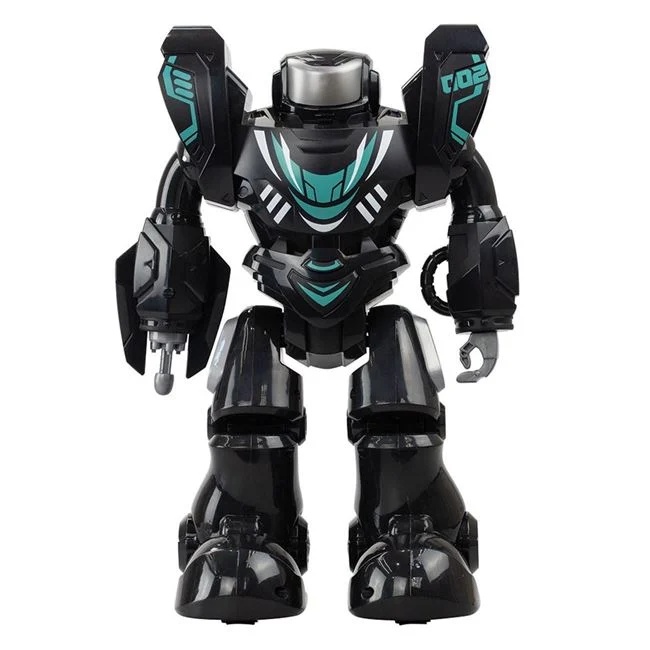 Robot de jucarie cu telecomanda cu control in 4 directii, include 3 sageti, 21x11.5x28cm, negru - 2 | YEO