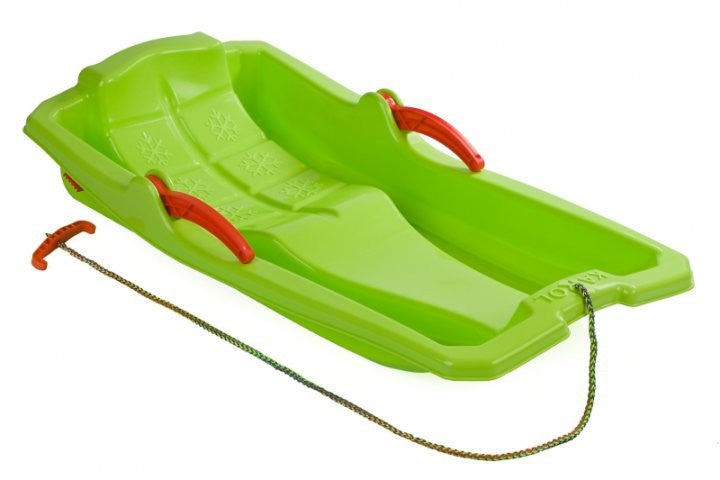 Sanie bob Marmat cu frana, pentru copii de 3 ani+, verde - 1 | YEO