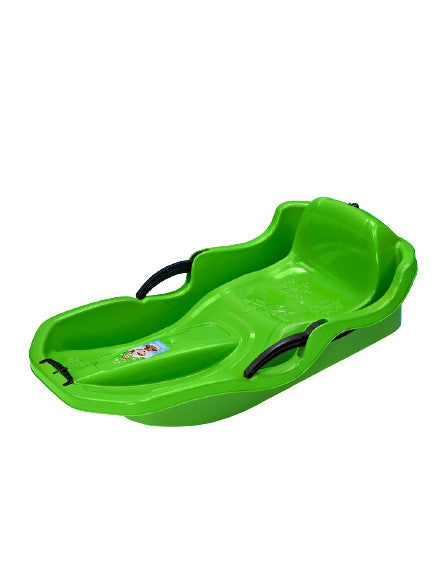 Sanie bob Marmat Speed pentru copii de 6 ani+, cu frana manuala si control directie, verde