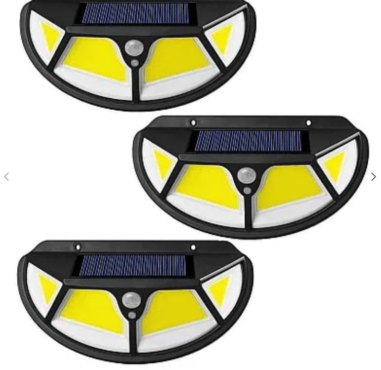 Set 3 x Lampa solara SH -122 LED COB cu senzor de miscare si lumina 3 moduri ILUMINARE