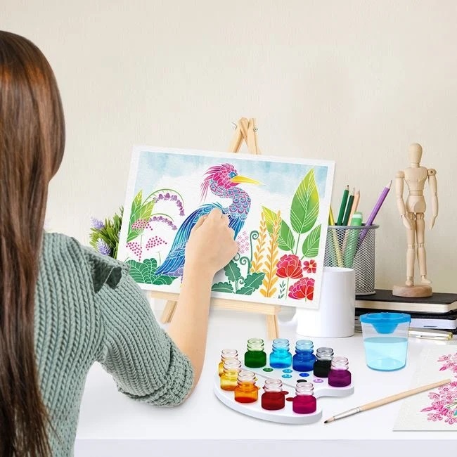 Set Atelier de Pictură cu Acuarele si Șevalet, 7ani+, 38.5x7.5x28.5 cm - 3 | YEO