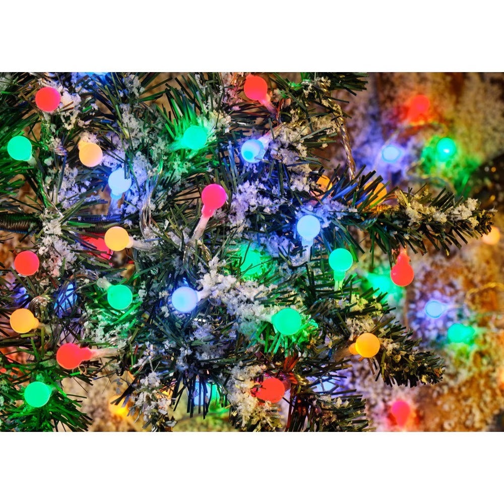 Set cu 3 Instalatii Luminoase pentru Craciun, 3 x 5m, 3 x 25 LEd-uri, Alimentare la Retea, Lumina Multicolora - 3 | YEO