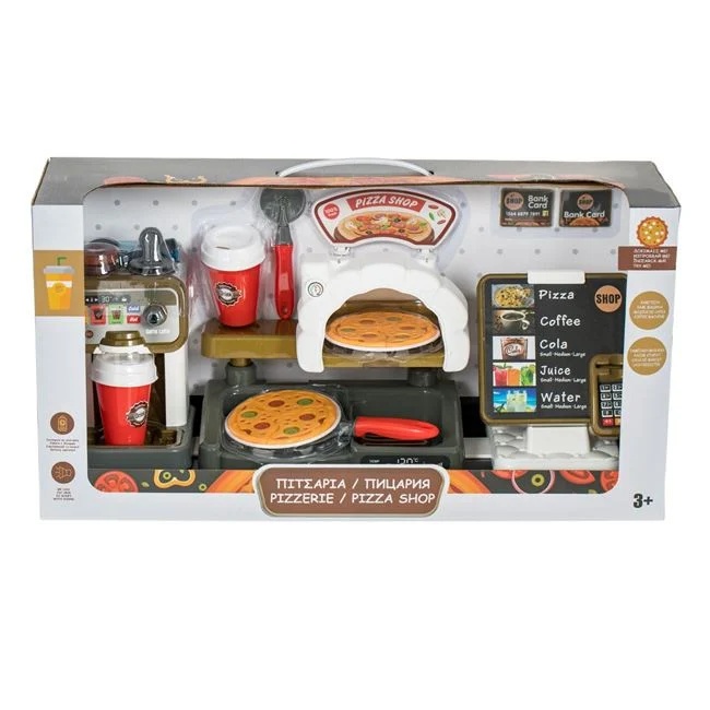 Set de joaca cu casa de marcat, cuptor, cafetiera si sunete, varsta 3+ ani, 52x16x27cm, multicolor - 3 | YEO