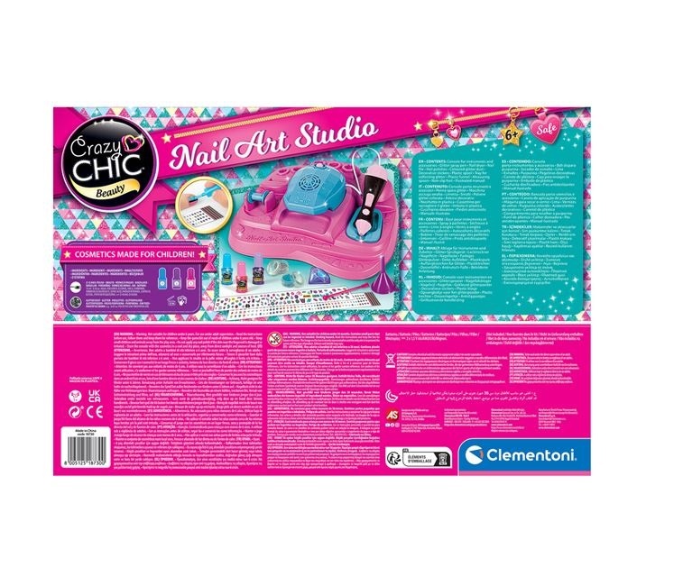 Set Manichiura pentru fetite, 10 accesorii, 6ani+, roz - 3 | YEO