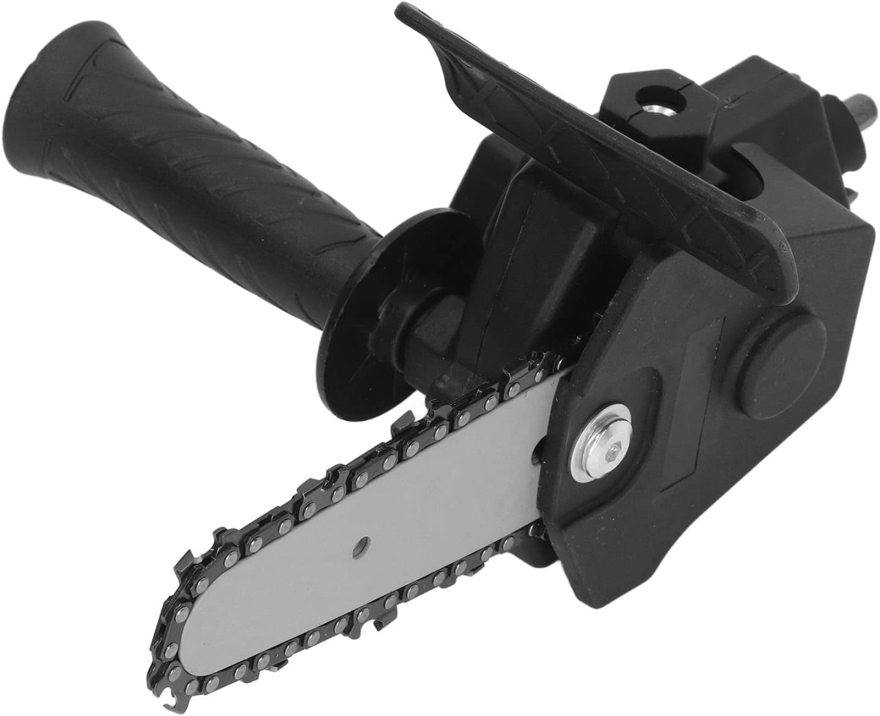 Adaptor drujba de 6 inch, de atasat la bormasina sau surubelnita electrica, cu lama de 6 inch + lant 6 inch, negru - 3 | YEO