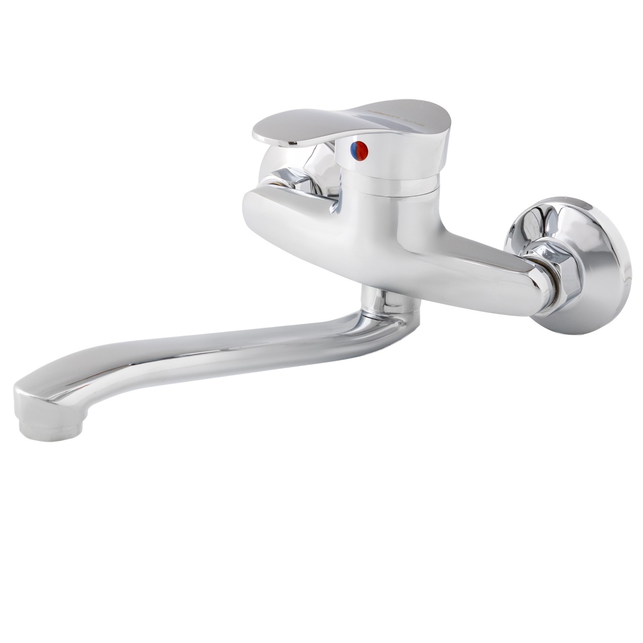 Baterie baie pentru perete DS-91018, Sanit Lux GF-1144, Monocomandă, Apă caldă/rece, Design modern, Crom - 2 | YEO