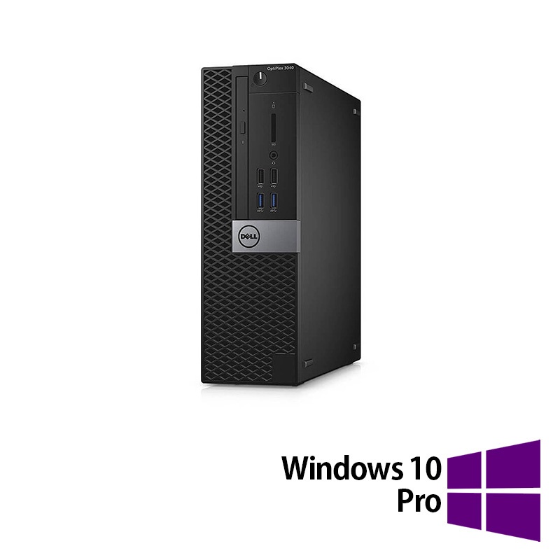 Calculator Refurbished DELL Optiplex 3040 SFF Intel Core i5-6500 3.20GHz 8GB DDR3 256 SSD + Windows 10 Pro