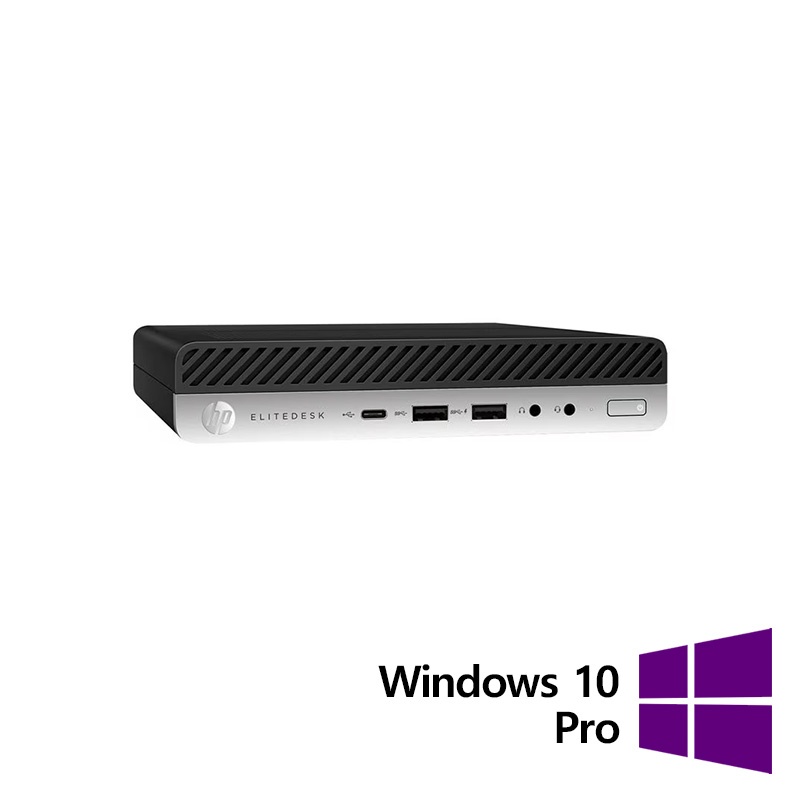 Calculator Refurbished HP EliteDesk 800 G3 Mini PC Intel Core i5-6500T 2.50GHz 16GB DDR4 512GB SSD + Windows 10 Pro