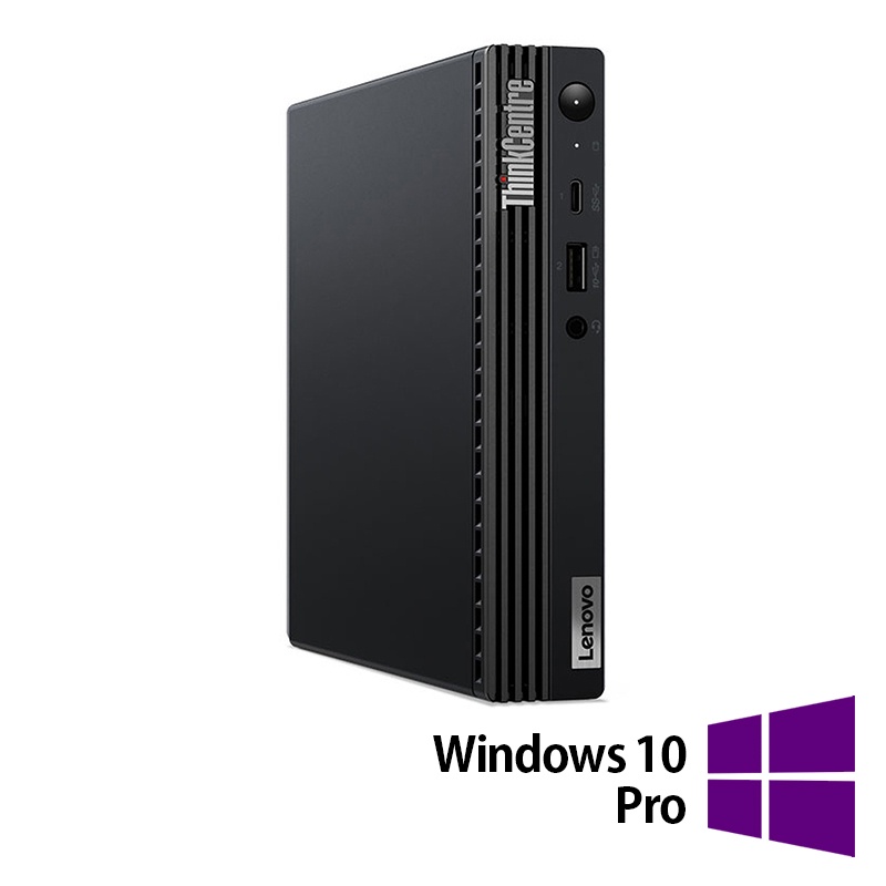 Calculator Refurbished Lenovo M80q Mini PC Intel Core i5-10400T 2.00 - 3.60GHz 16GB DDR4 256GB SSD + Windows 10 Pro
