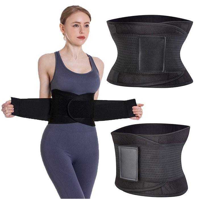 Centura modelatoare abdominala din neopren, pentru Slabit, Negru - 1 | YEO