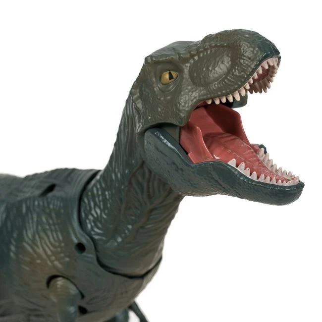 Figurina dinozaur T-Rex, cu sunet si miscare a gurii, 37x12x26cm, verde - 1 | YEO