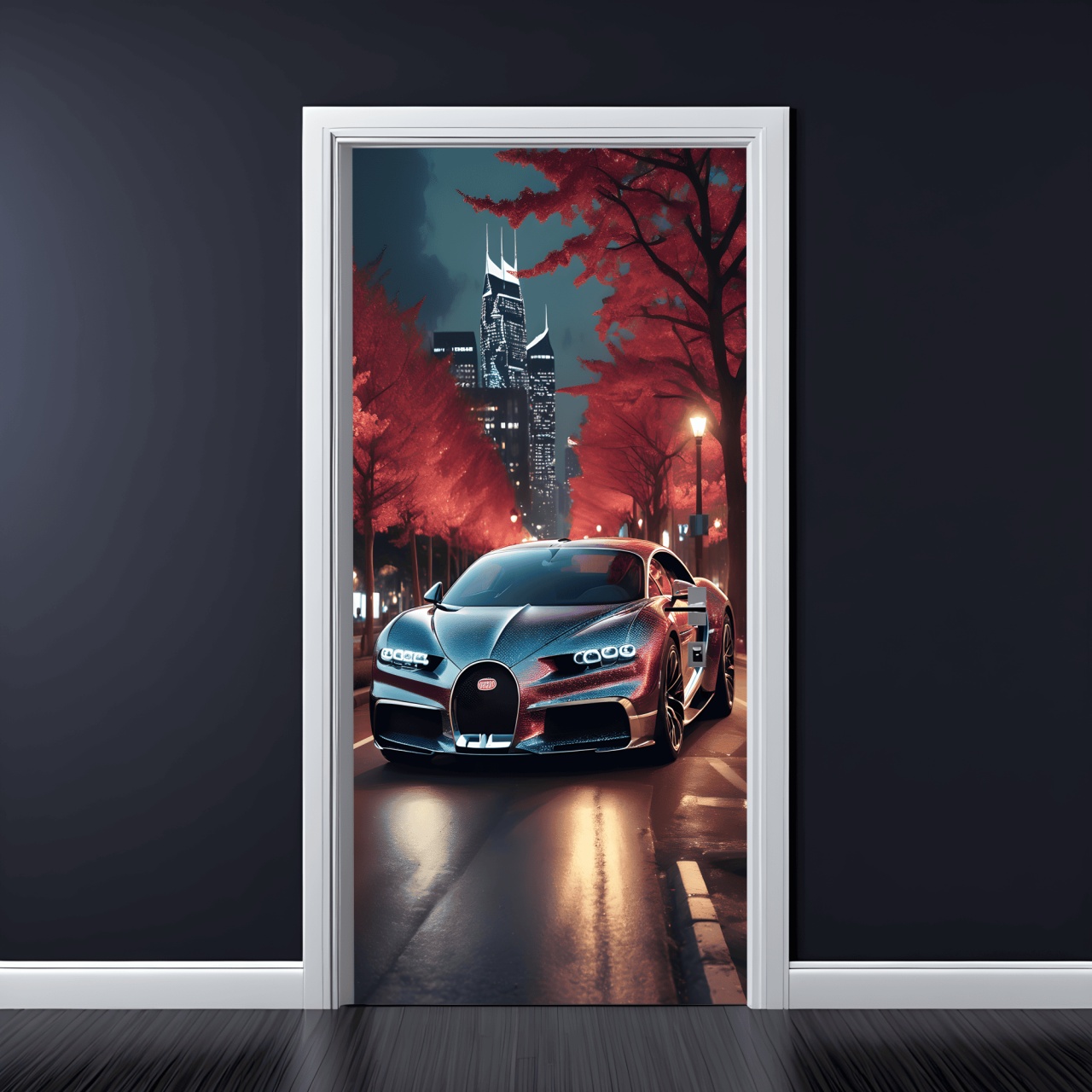 Folie imprimata color pentru decor Usa dimensiune 200 x 90cm model: AVX-DR08