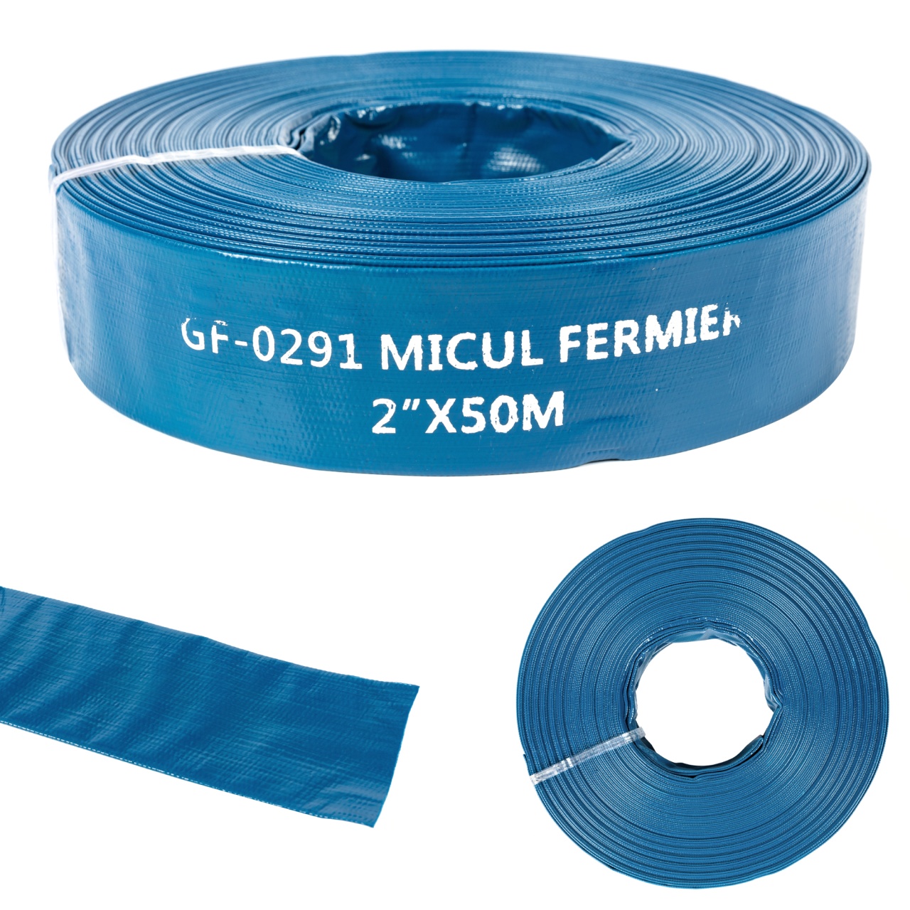 Furtun apa refulare Flat PVC 2 50M