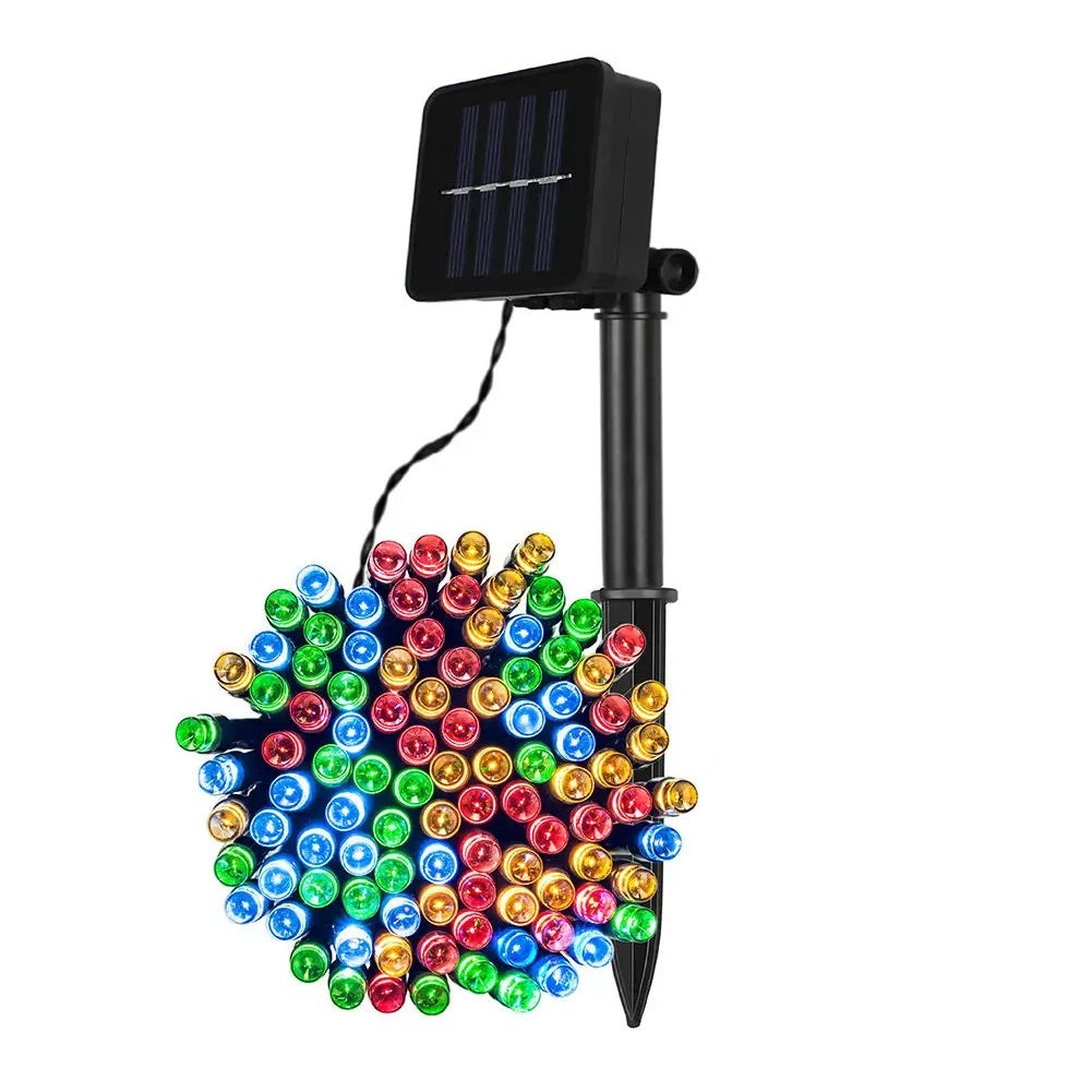 Instalatie Luminoasa Solara, 50m, 500 LED-uri, cu Telecomanda, Alb Cald/Rece sau RGB - 2 | YEO