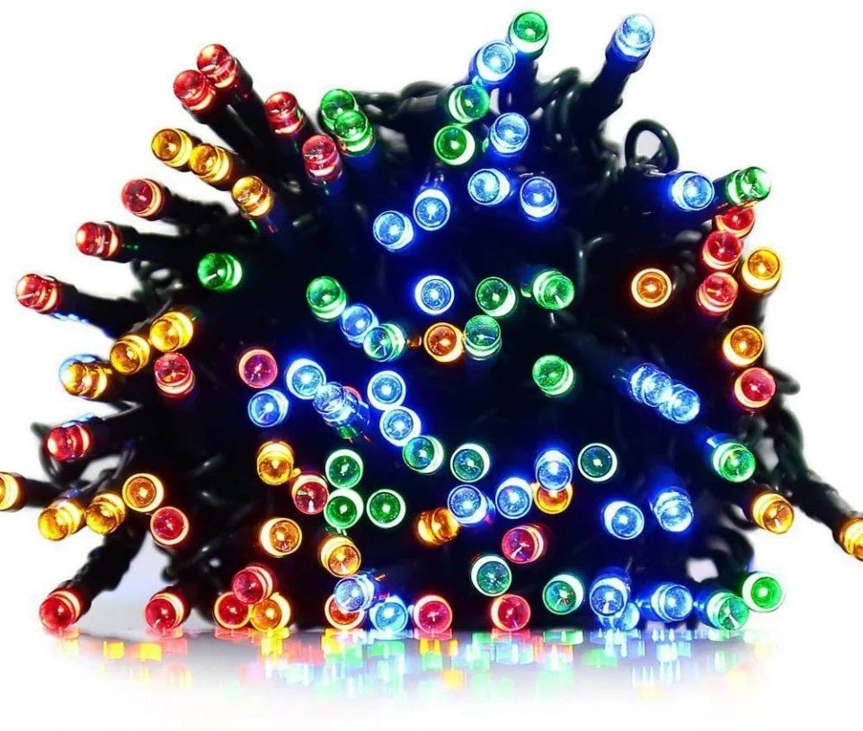 Instalatie Luminoasa Solara, 50m, 500 LED-uri, cu Telecomanda, Alb Cald/Rece sau RGB - 3 | YEO