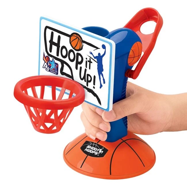 Joc de masa tip cos de baschet 3 in 1, din plastic, 31.5x14.5x19.5, albastru-portocaliu - 2 | YEO
