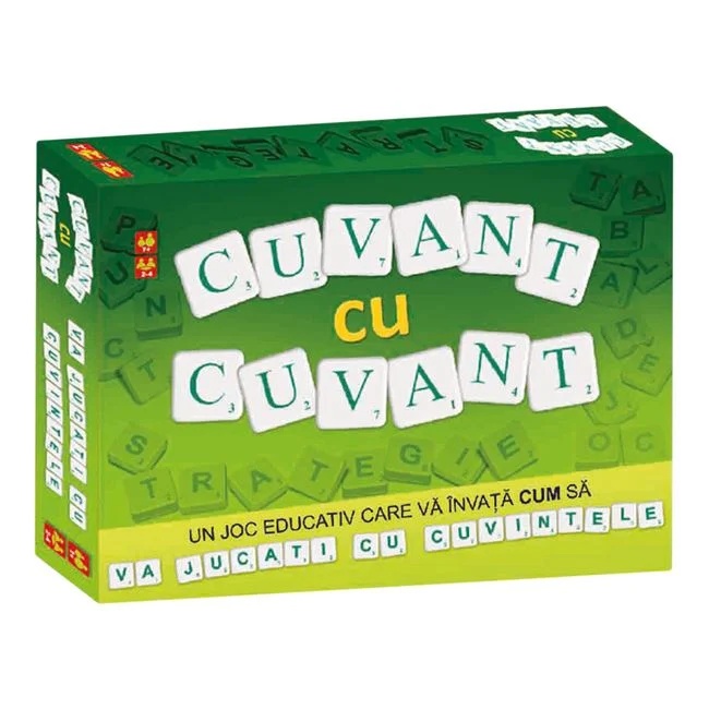 Joc de societate „Cuvant cu Cuvant”, vârstă 7+ ani, multicolor