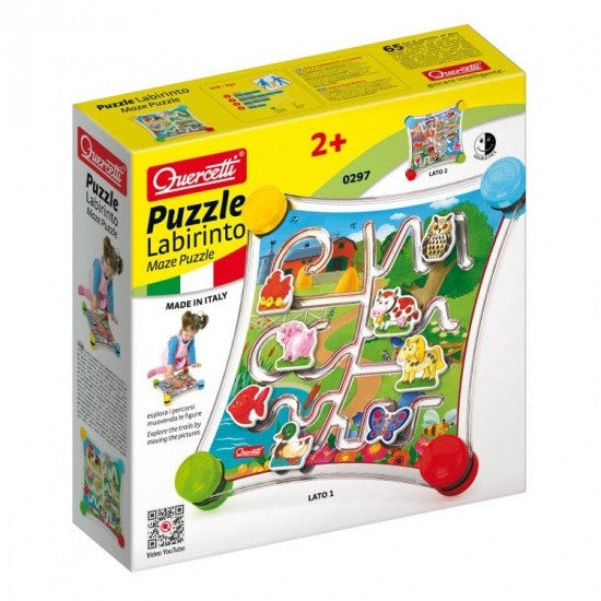 Joc labirint cu 2 fete Puzzle Labirinto Quercetti - 1 | YEO