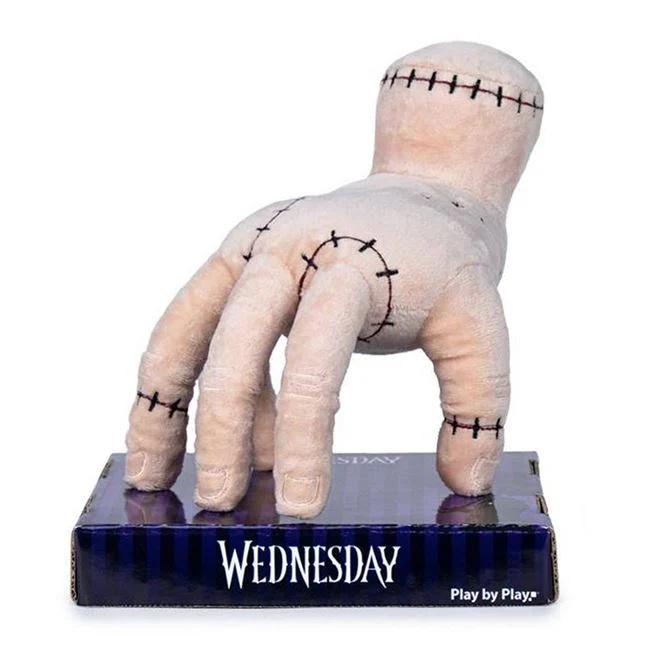 Jucarie de plus The Thing Wednesday, varsta 10+ ani, 18x20x12cm, bej