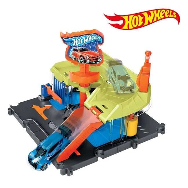 Kit pentru diverse piste pentru masini, pe tema Hot Wheels City Nemesis, dimensiuni 5x5x5cm, multicolor - 1 | YEO