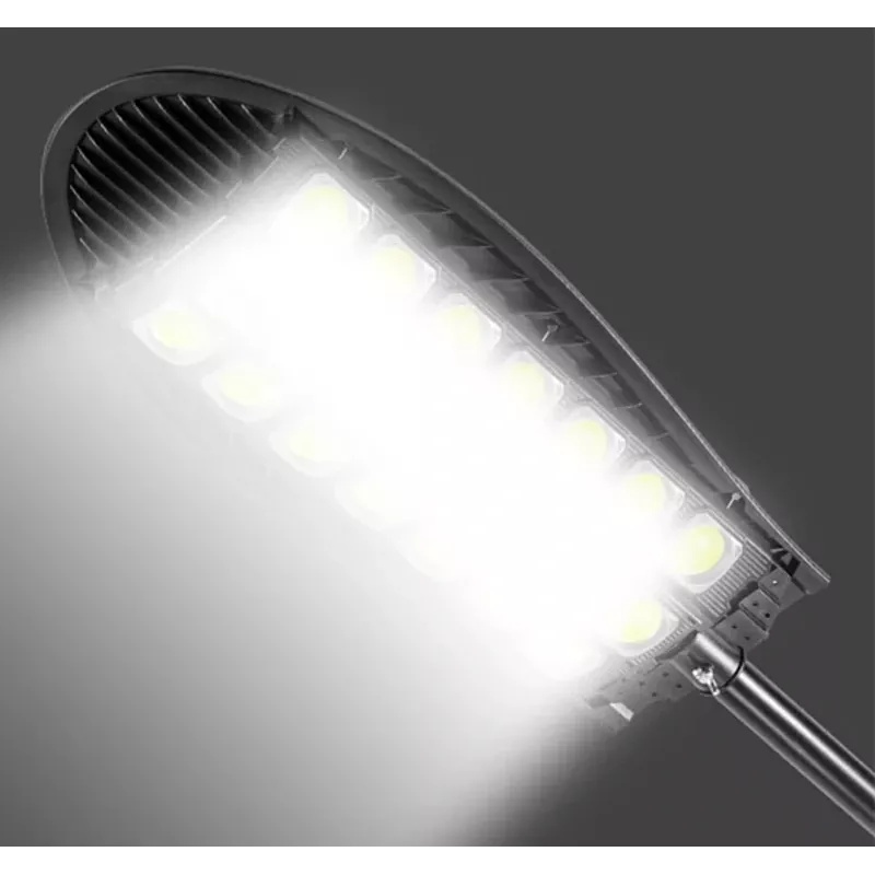 Lampa solara stradala W7102B-7 cu 20 LED COB, senzor de miscare si telecomanda, protectie IP65, negru - 3 | YEO