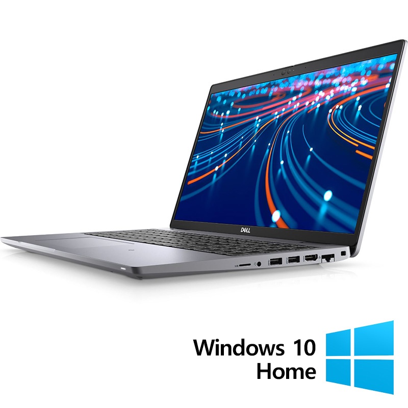 Laptop Refurbished Dell Latitude 5520 Intel Core i5-1145G7 2.60 - 4.40GHz 16GB DDR4 512GB SSD 15.6 Inch Full HD Webcam + Windows 10 Home