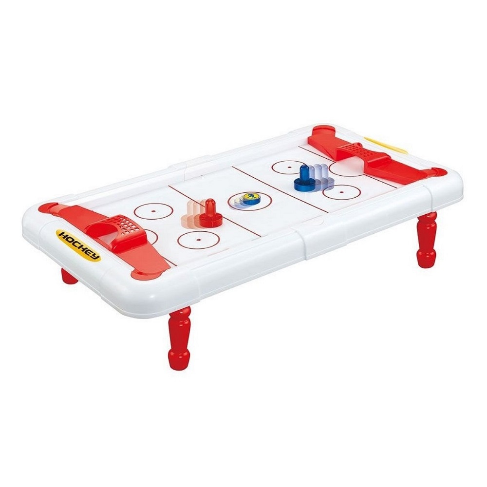 Masa de Hochei pentru copii 3 ani+, 65x37x17 cm, alb-rosu - 1 | YEO