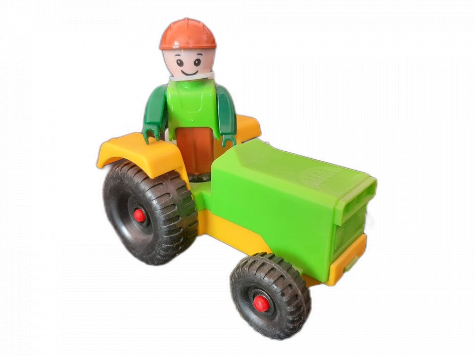 Mini tractor cu figurina Lena, 12 cm, pentru copii de 3 ani+ - 1 | YEO