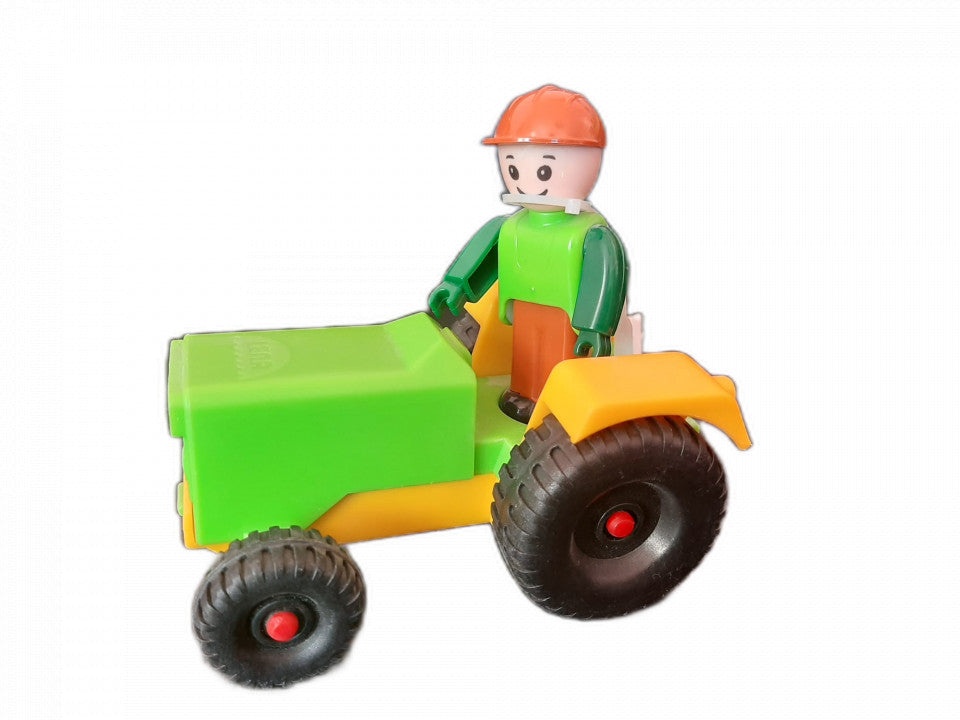Mini tractor cu figurina Lena, 12 cm, pentru copii de 3 ani+ - 3 | YEO