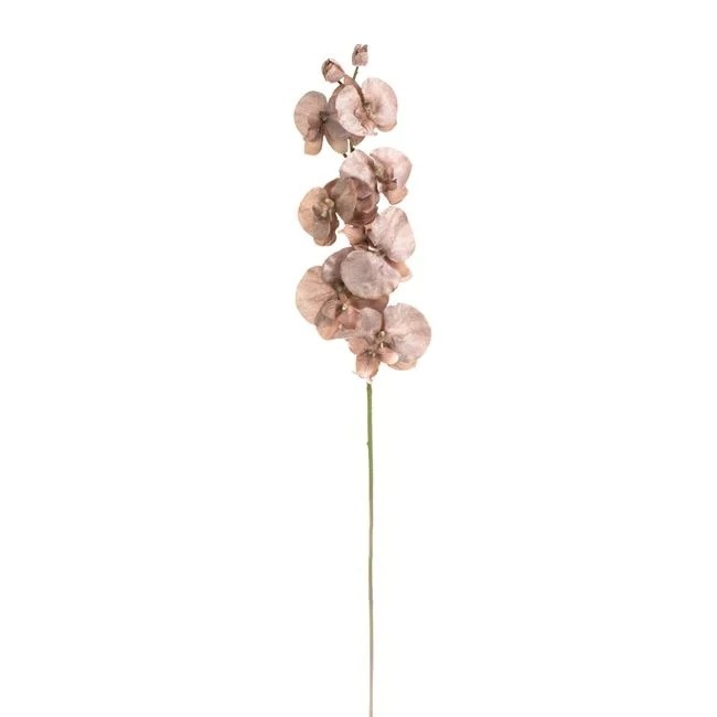 Orhidee artificiala cu tulpina lunga, in nuante calde, 74 cm, roz - 1 | YEO