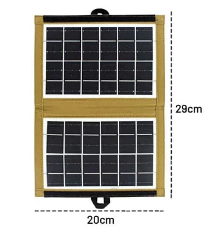 Panou solar Portabil CCLAMP CL-670, Incarcare USB, 7.2W, pliabil - 1 | YEO