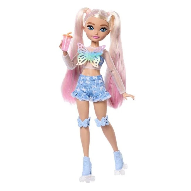 Papusa Barbie Dream Besties Roller Skate Malibu, cu accesorii incluse, varsta 4+ ani, 22x6x32cm, multicolor - 2 | YEO
