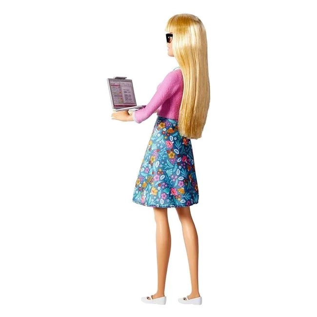 Papusa Barbie invatatoare cu 10 accesorii incluse, varsta 3+ ani, 20.5x7x32.5cm, multicolor - 1 | YEO